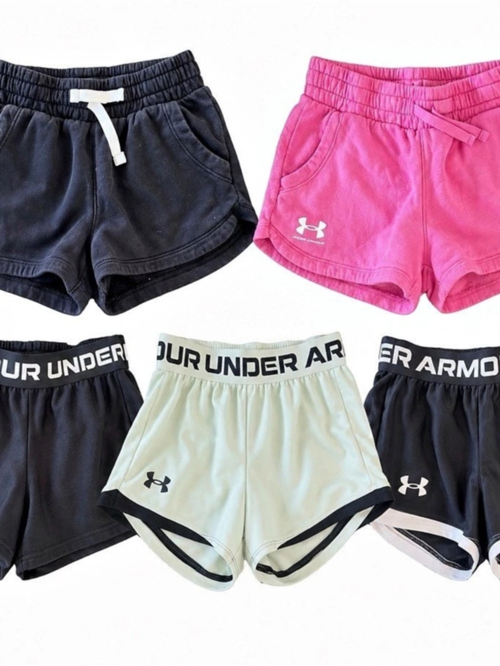 Under Armour Girls' Tech Play Up Shorts Athletic Shorts